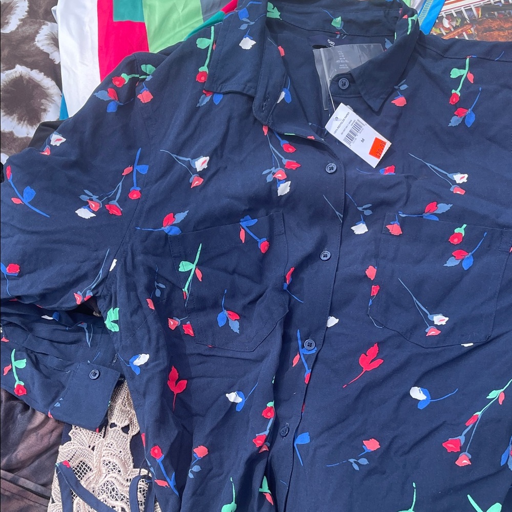 Floral Patterned Shirt